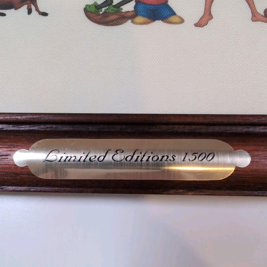 ウォルト・ディズニー 100周年 1500枚限定 キャンバスポスター