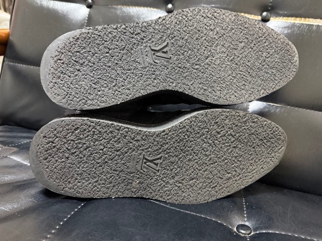 激安名作❗️ルイヴィトン　レザー×スウェード×チェーンブーツ