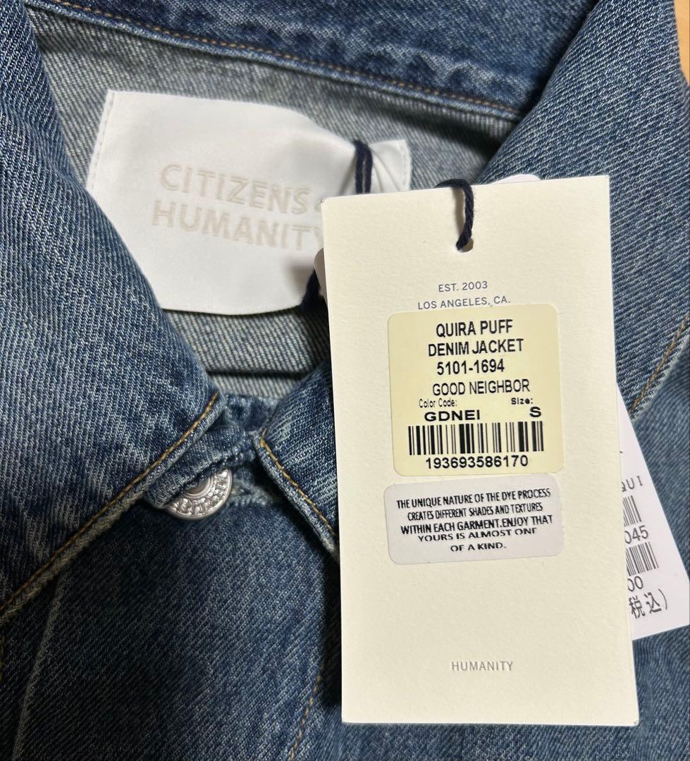 未使用品 タグ付き シチズンズオブヒューマニティ デニムジャケット S USA製