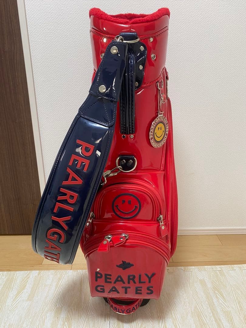 パーリーゲイツ　キャディ バッグ　　トーナメントモデル　赤　レッド　ツアー