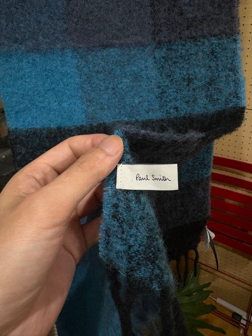 Paul Smith ソフトメリノチェックマフラー