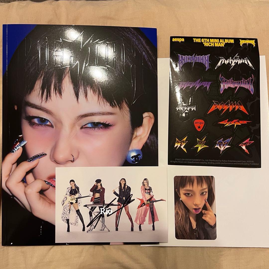 Rich Man 直筆 サイン ポストカード アルバム トレカ カリナ US限定