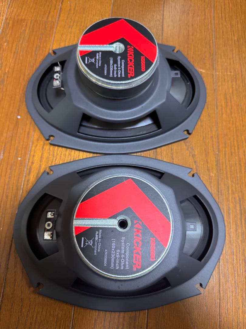 ほぼ未使用　キッカー　KICKER KSS6904 スピーカー　ツイーター