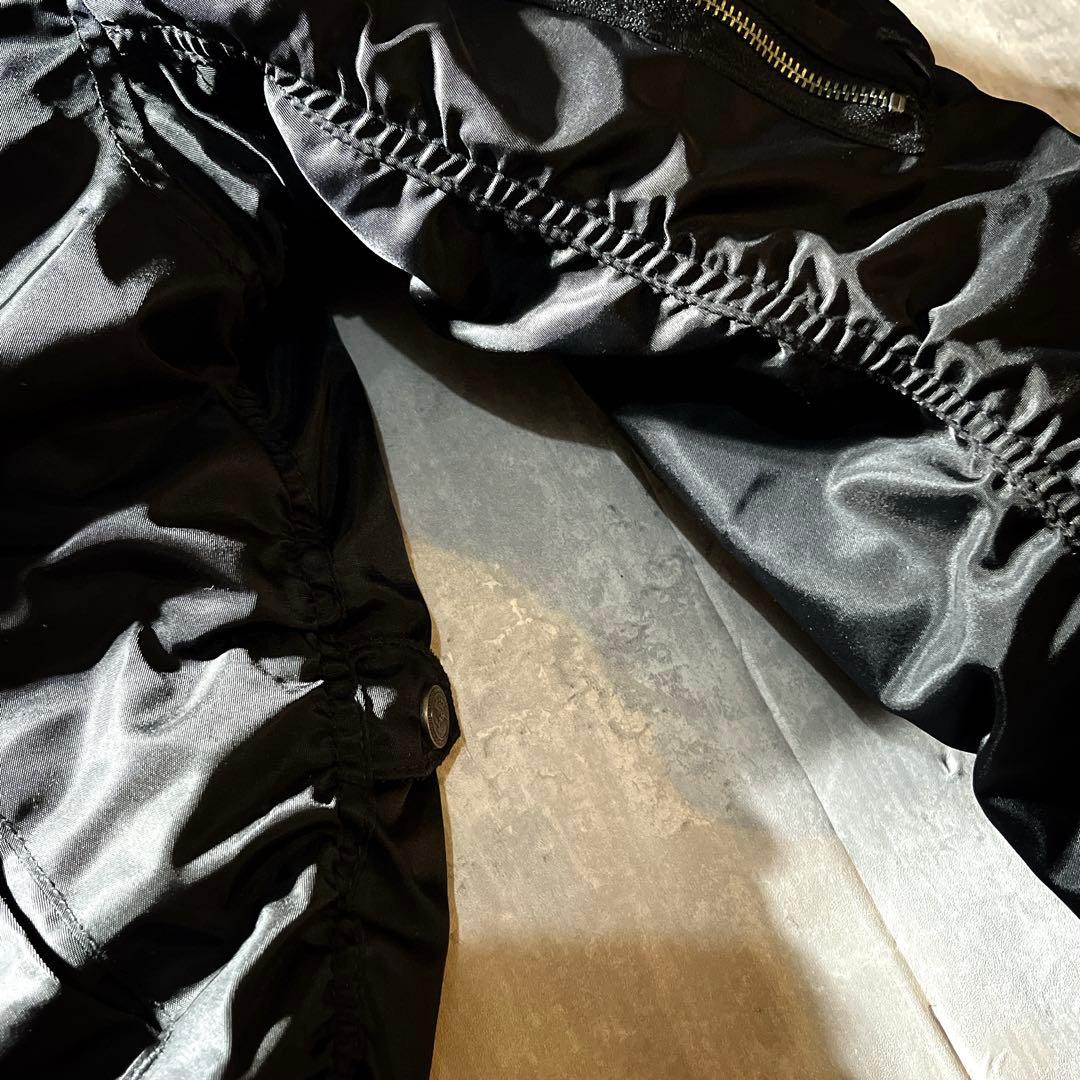 HOUSTON MA-1 バイクジャケット ウィンタージャケット　ワッペン　L