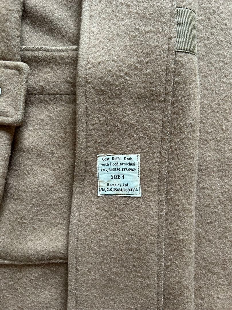 デッドストック 〜60s イギリス軍 ダッフルコート ロイヤルネイビー