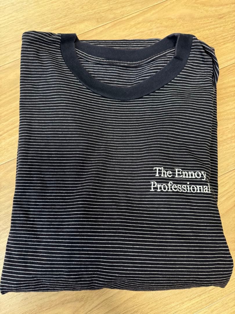 り*う様 【本物タグあり】エンノイ ennoy Tシャツ Lサイズ ネイビー