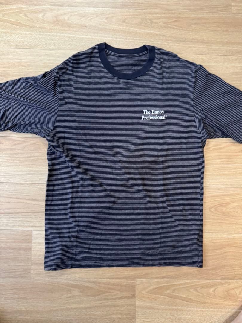 り*う様 【本物タグあり】エンノイ ennoy Tシャツ Lサイズ ネイビー