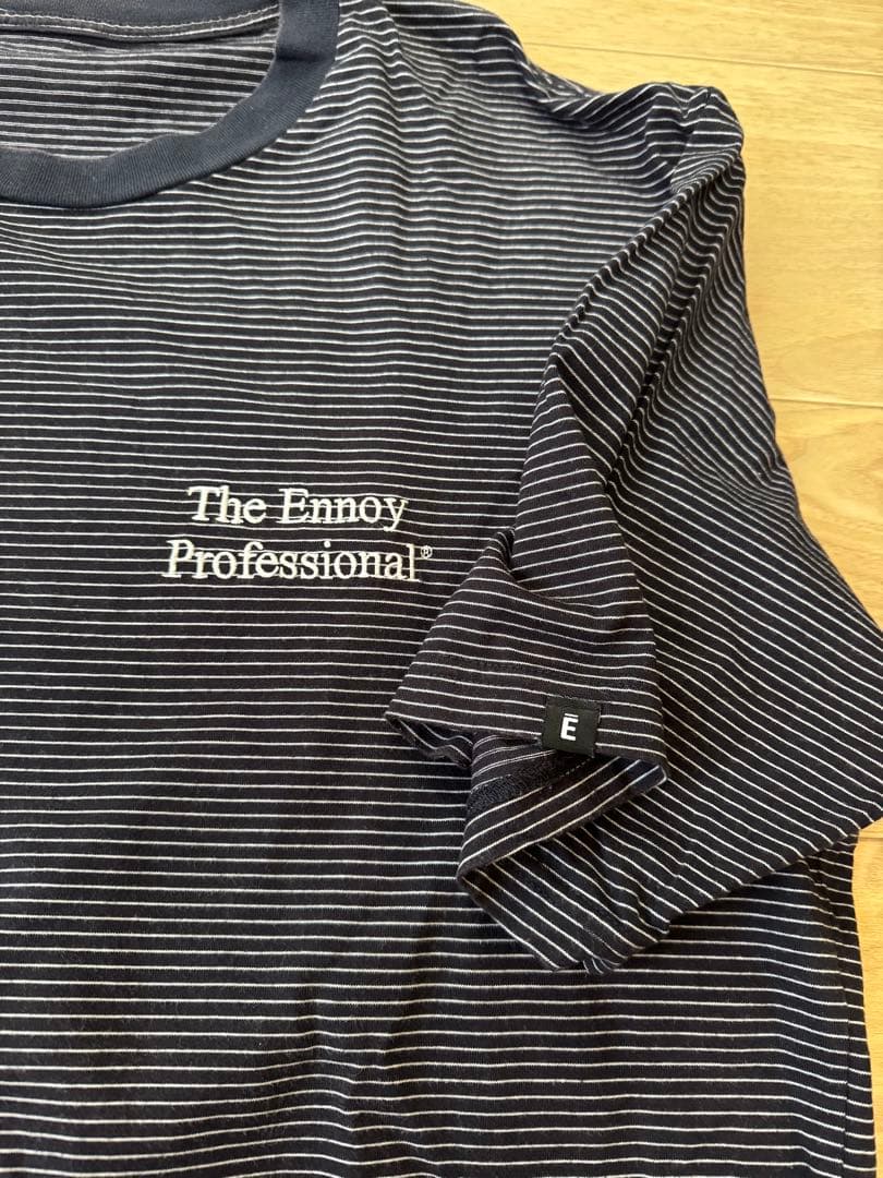 り*う様 【本物タグあり】エンノイ ennoy Tシャツ Lサイズ ネイビー