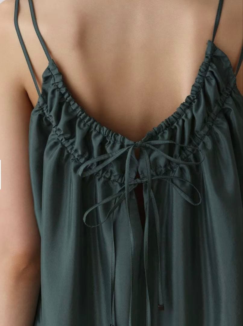 新品タグ付き　ダイアグラム　diagram キャミワンピース　グリーン36サイズ