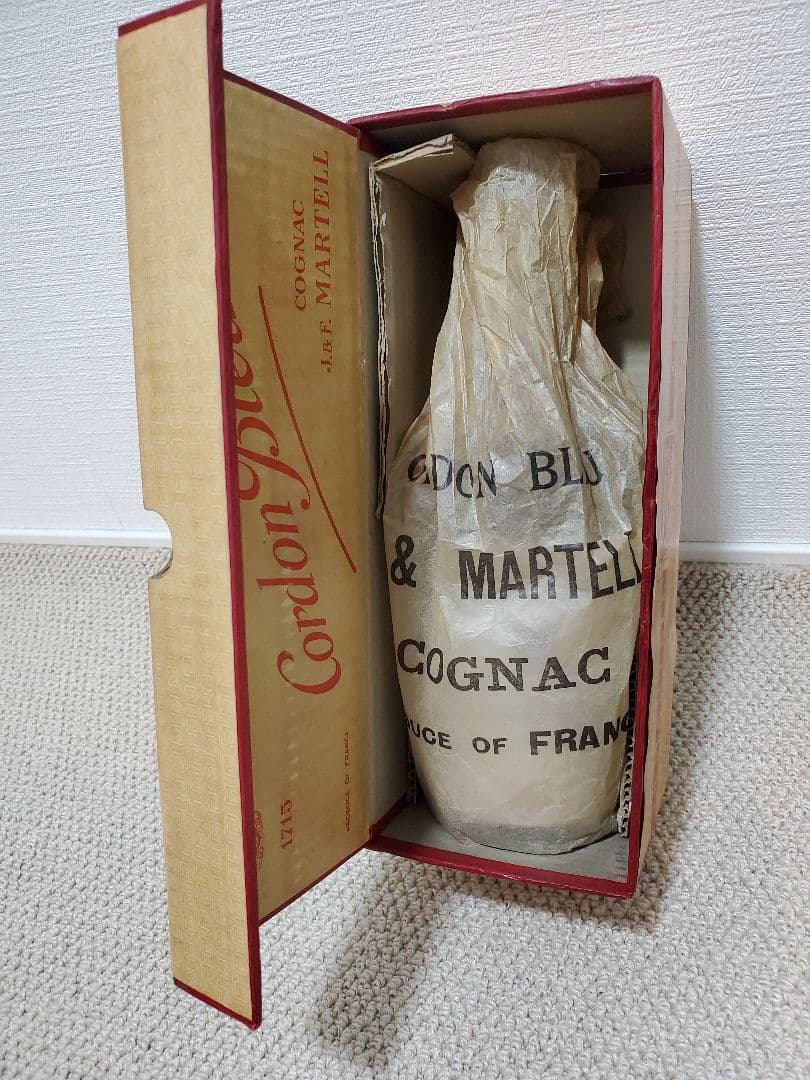 未開栓　ブランデー　マーテル　コルドンブルー　700ml　共箱付　スタンプ　古酒
