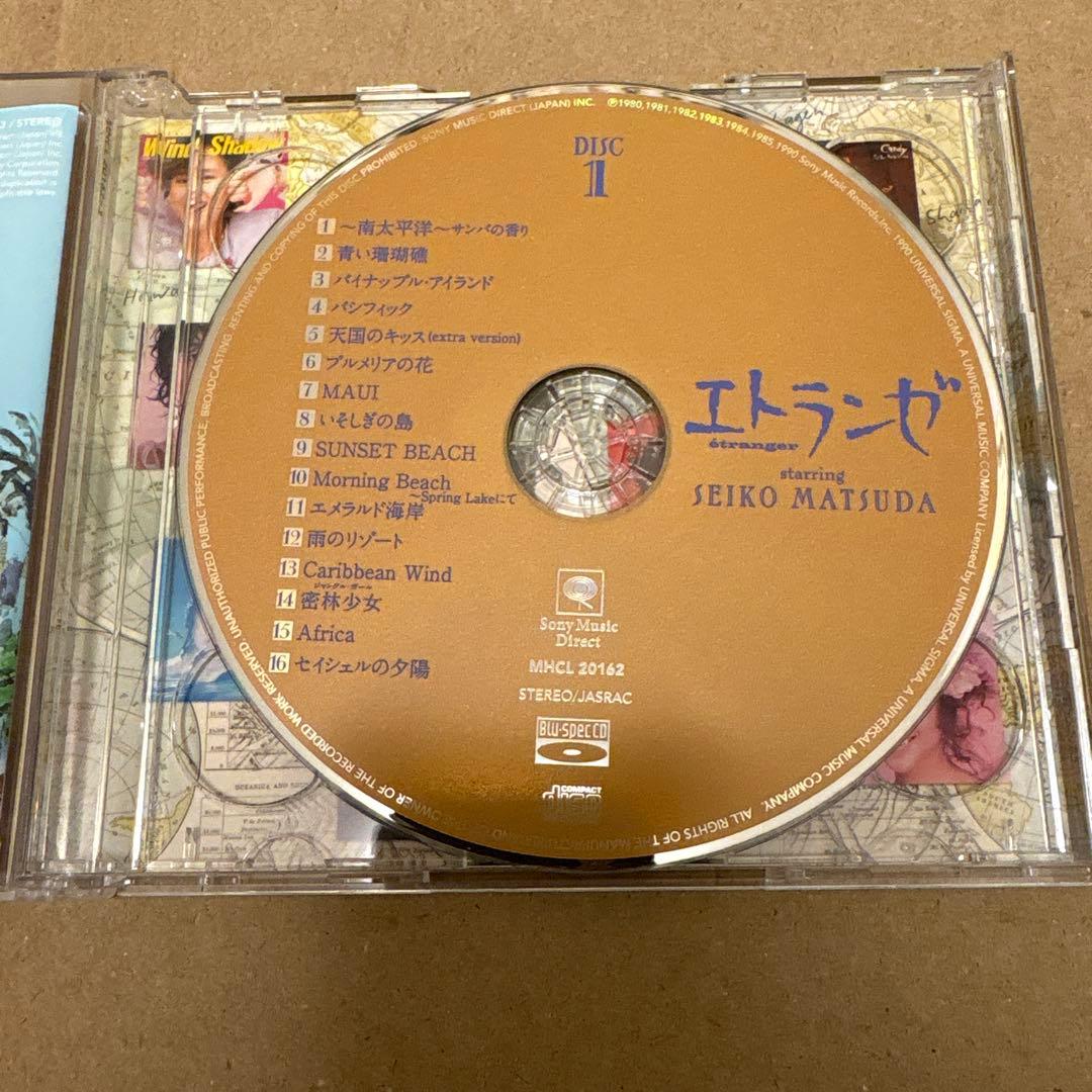 u*7様 松田聖子エトランゼCD2枚組ブルースペック　未使用に近い。