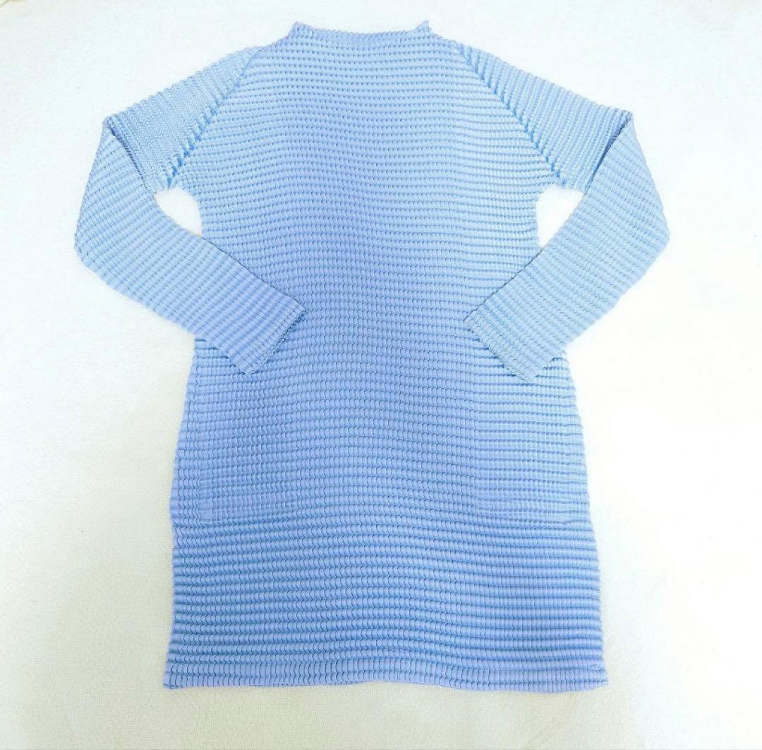 イッセイミヤケISSEY MIYAKEチュニックプリーツトップスワンピース