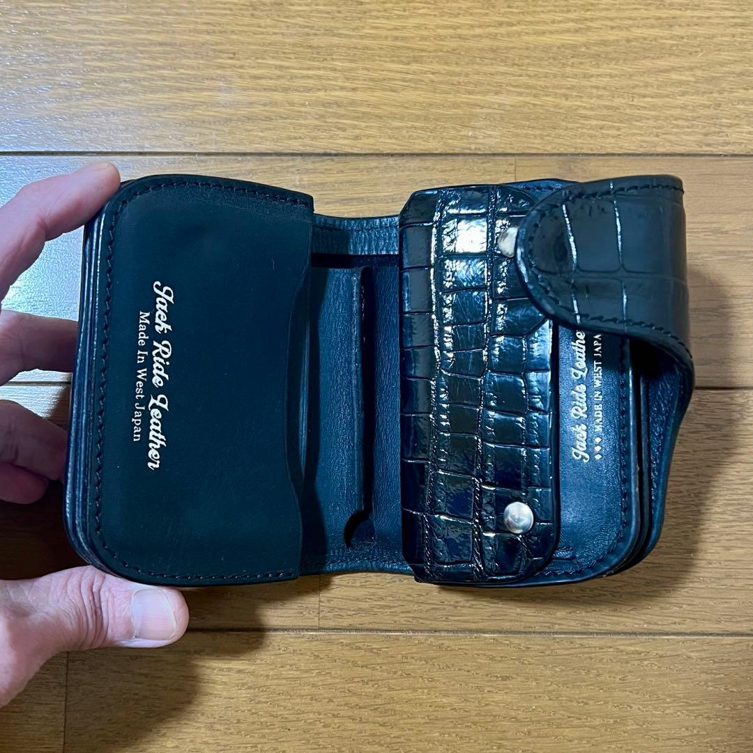 ジャックライドレザー / クロコダイル レザー ウォレット 財布