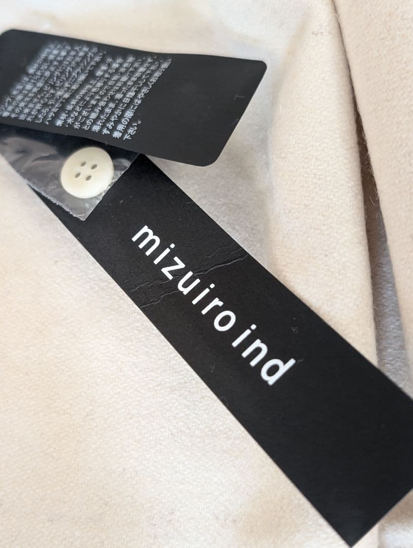 新品タグ付き mizuiro ind ハンティングジャケット コート アイボリー