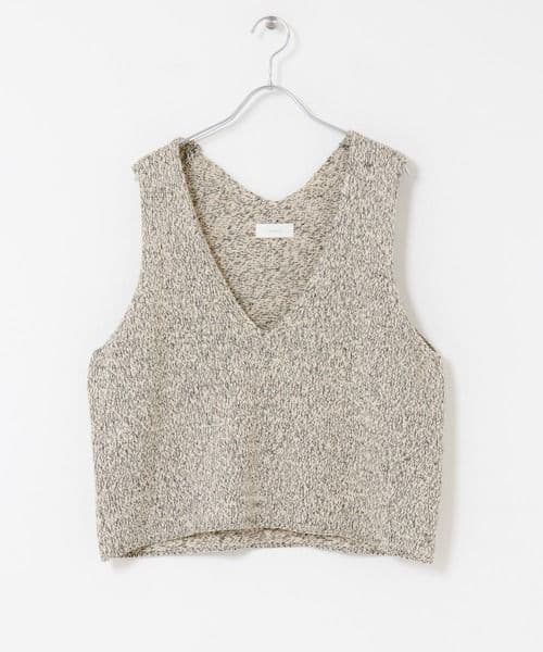 かぐれ テープヤーンニットベスト