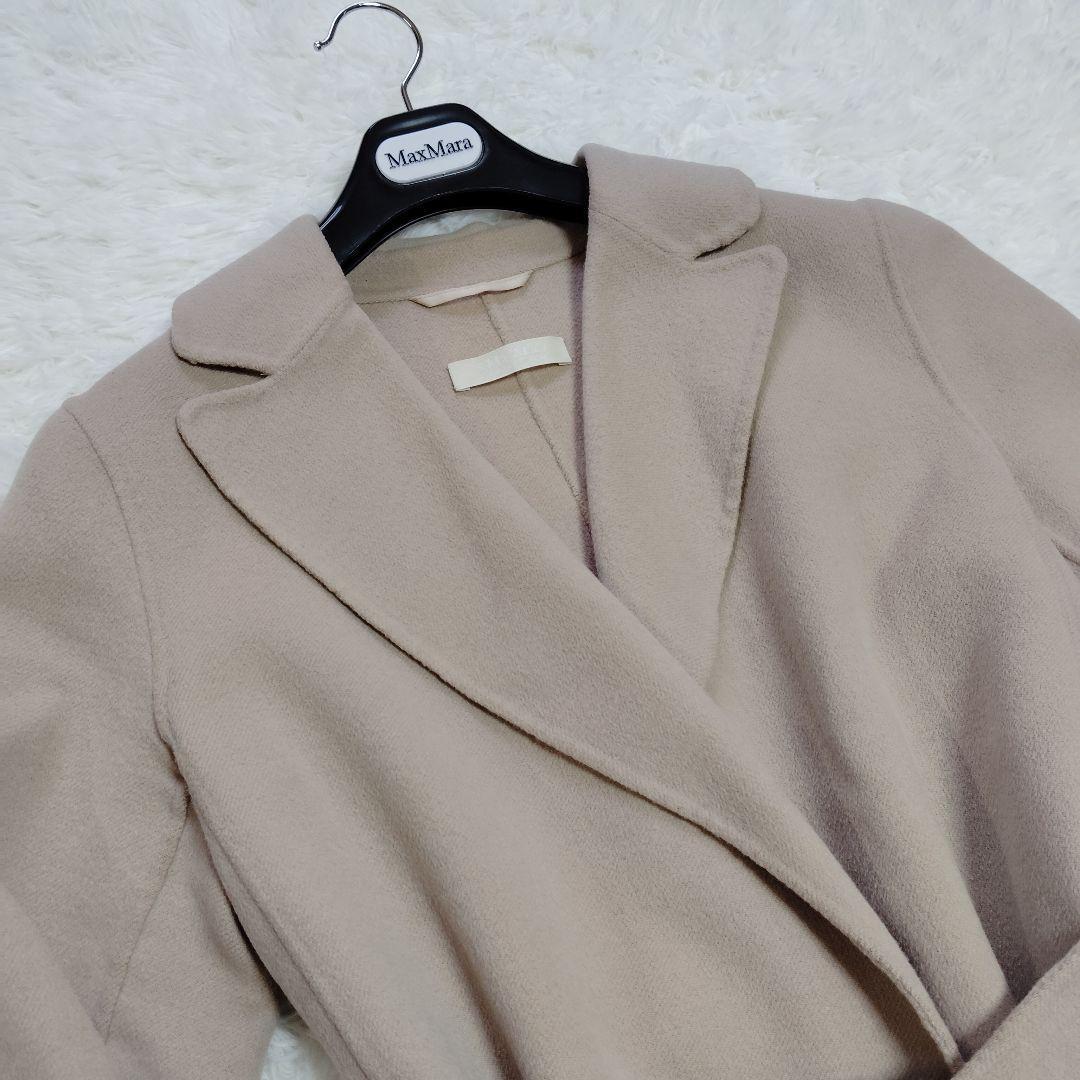 極美品 マックスマーラ クチートアマーノ マニュエラ ダブルフェイス アンゴラ