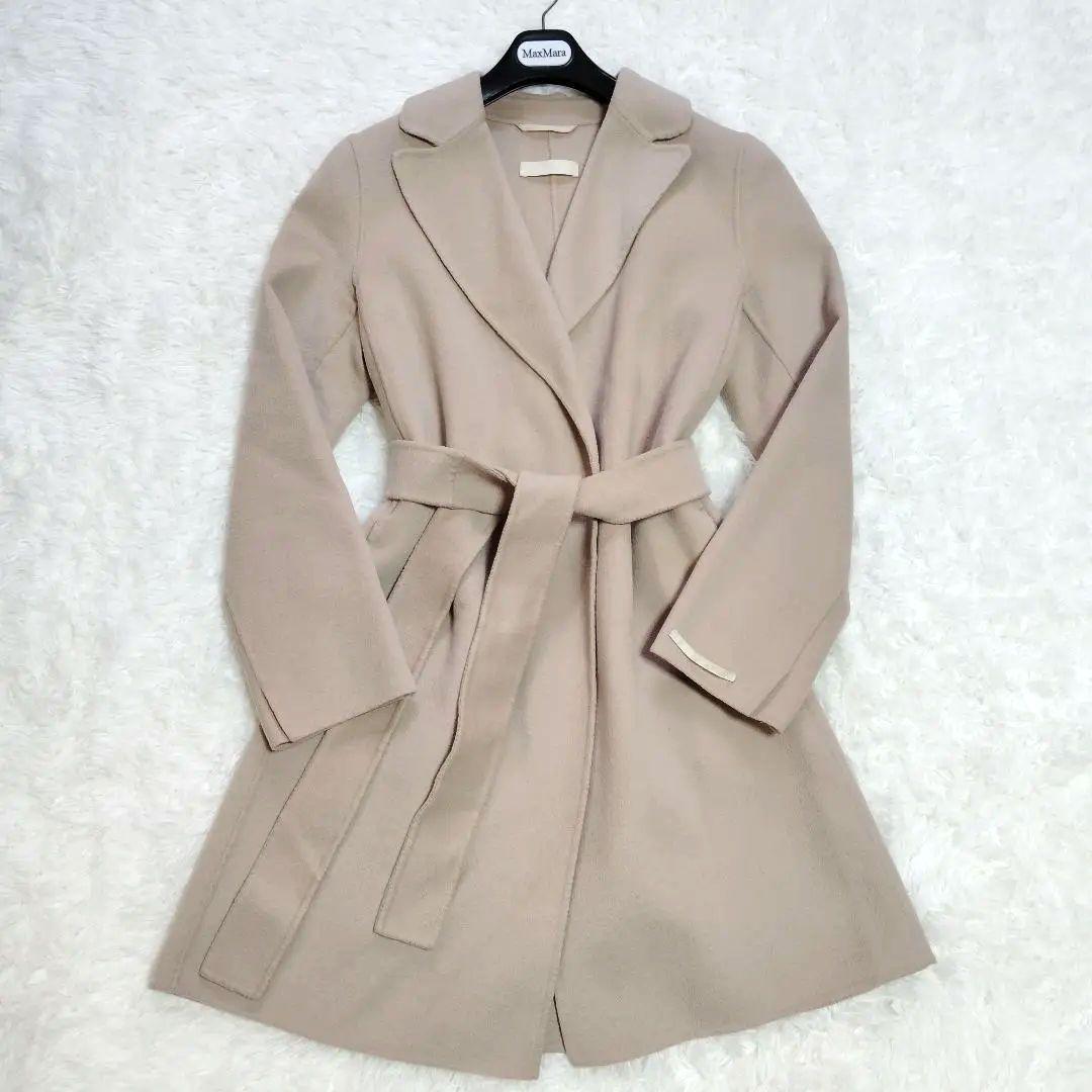 極美品 マックスマーラ クチートアマーノ マニュエラ ダブルフェイス アンゴラ