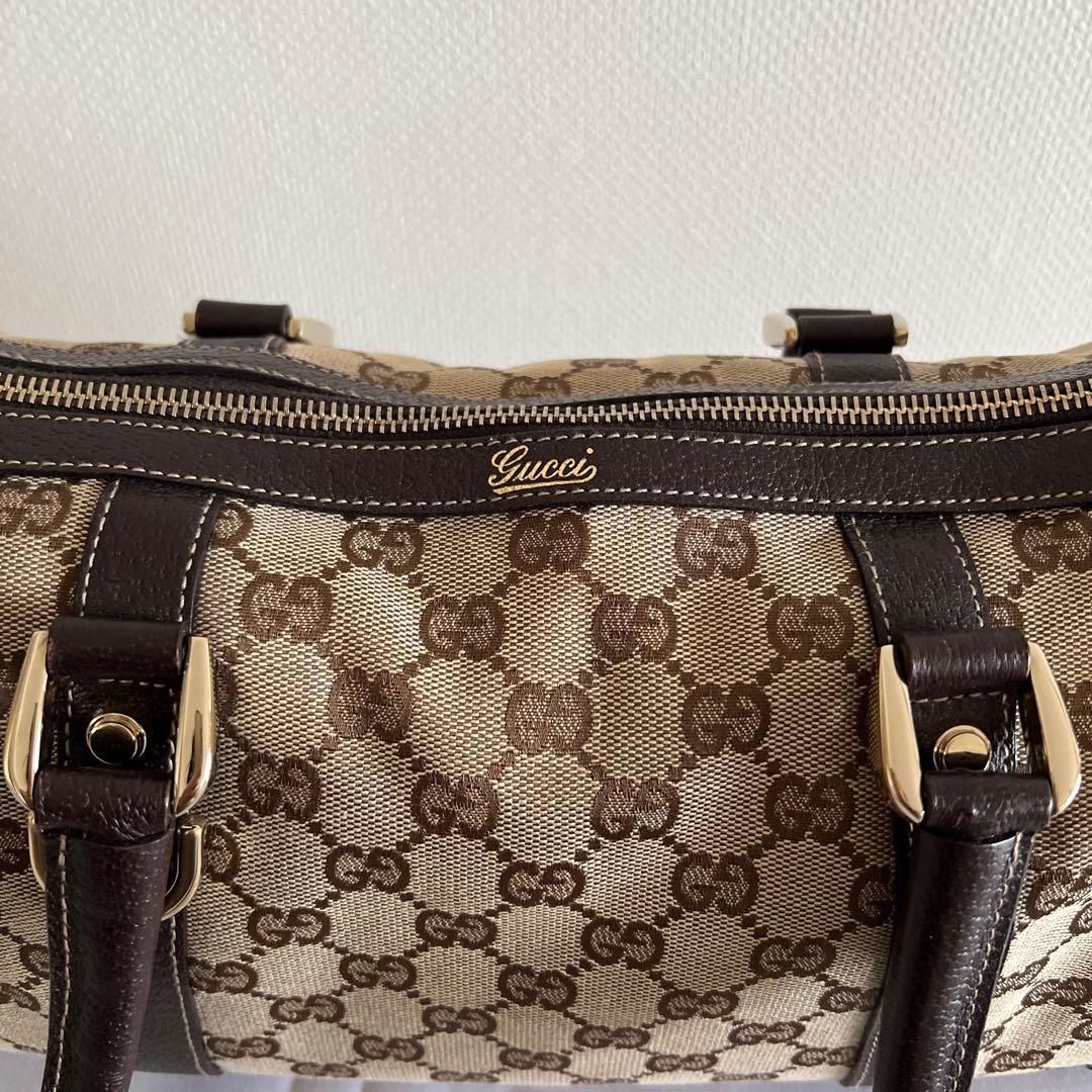 グッチ　GUCCI ミニ ボストンバッグ アビー　キャンバス