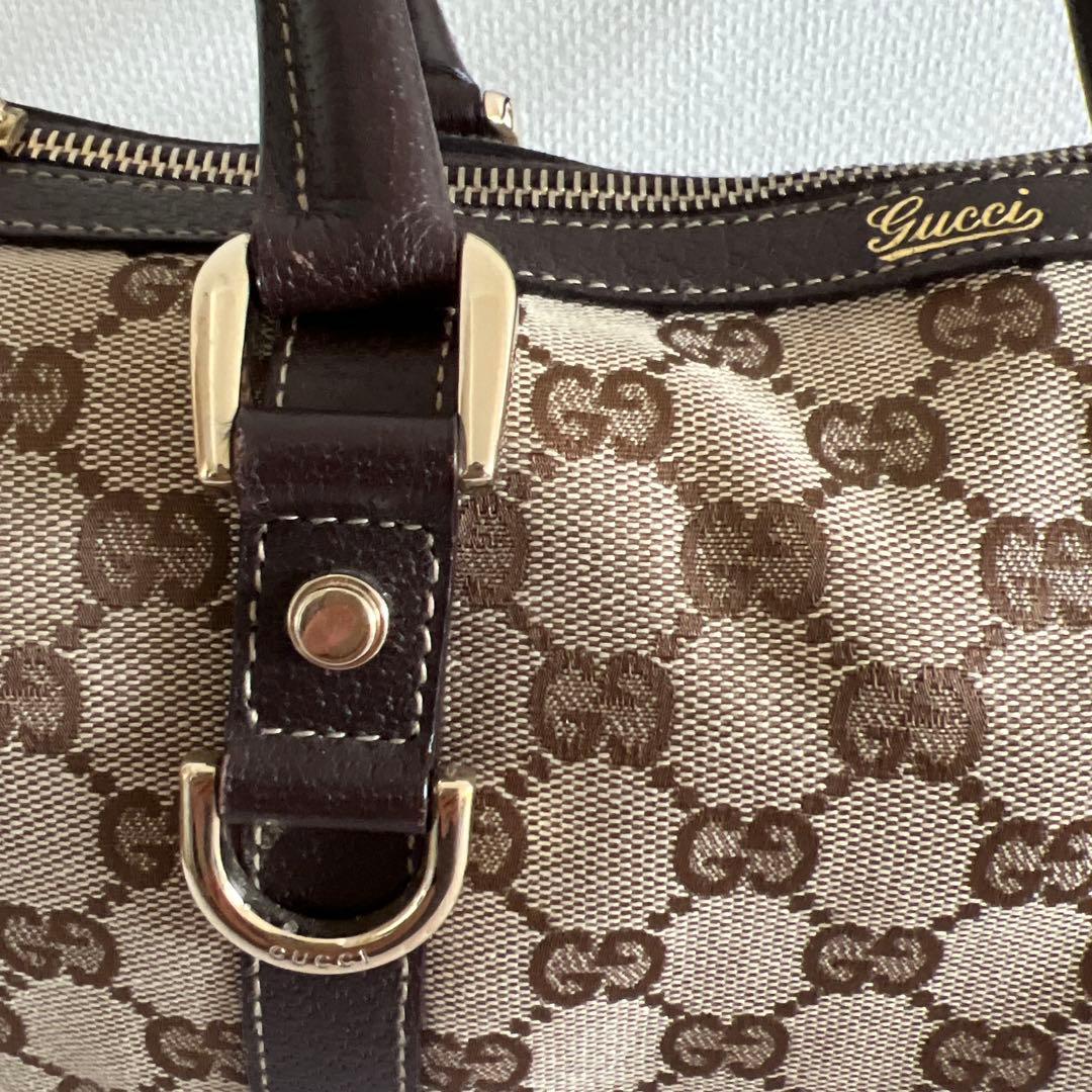 グッチ　GUCCI ミニ ボストンバッグ アビー　キャンバス