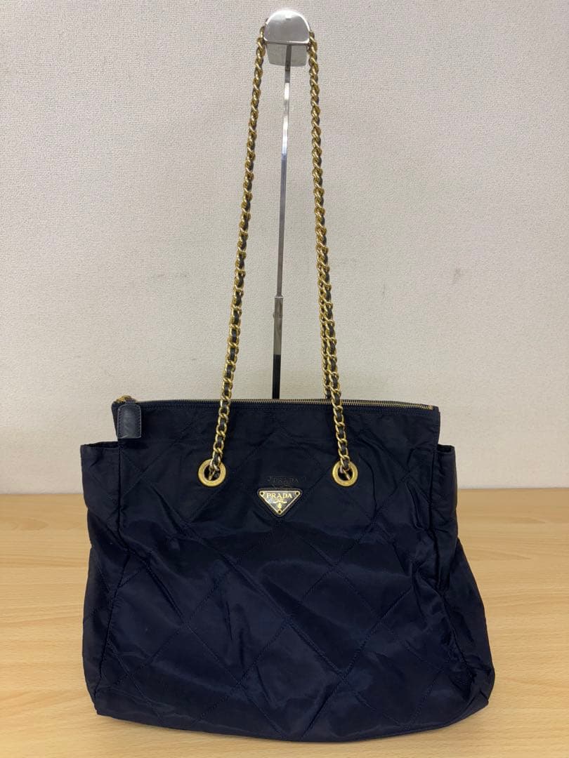 PRADA バッグ チェーン プラダ ナイロン ショルダー　トートバッグ