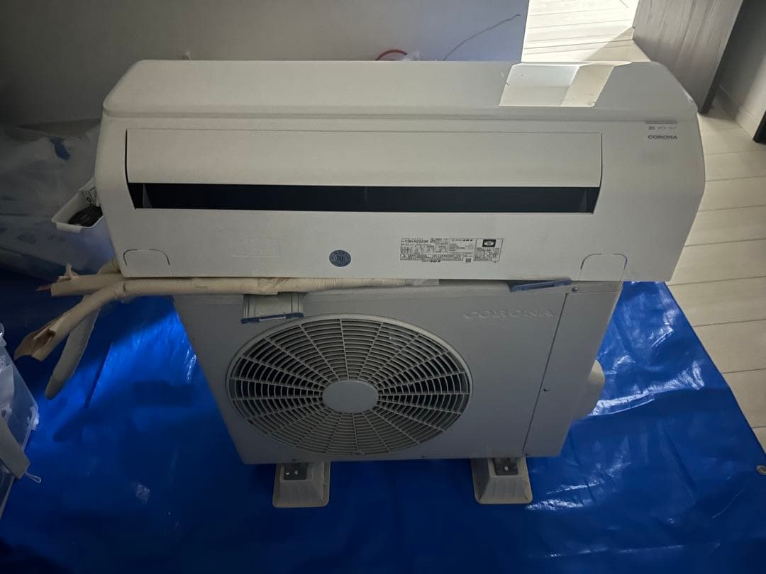 年式新しいコロナエアコン、2023年式、6〜8畳用