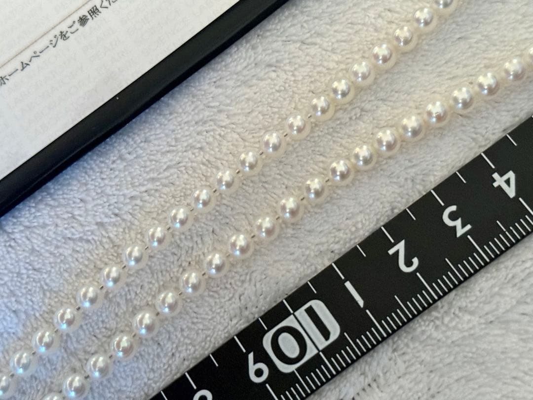 ク*ラ様 高品質アコヤベビーパールネックレス4.5-5mm 最強テリーオーロラロ