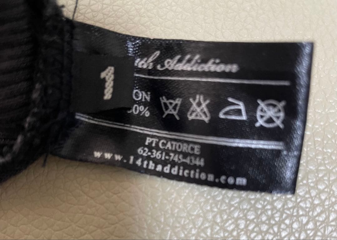 14th Addiction タンクトップ グレー