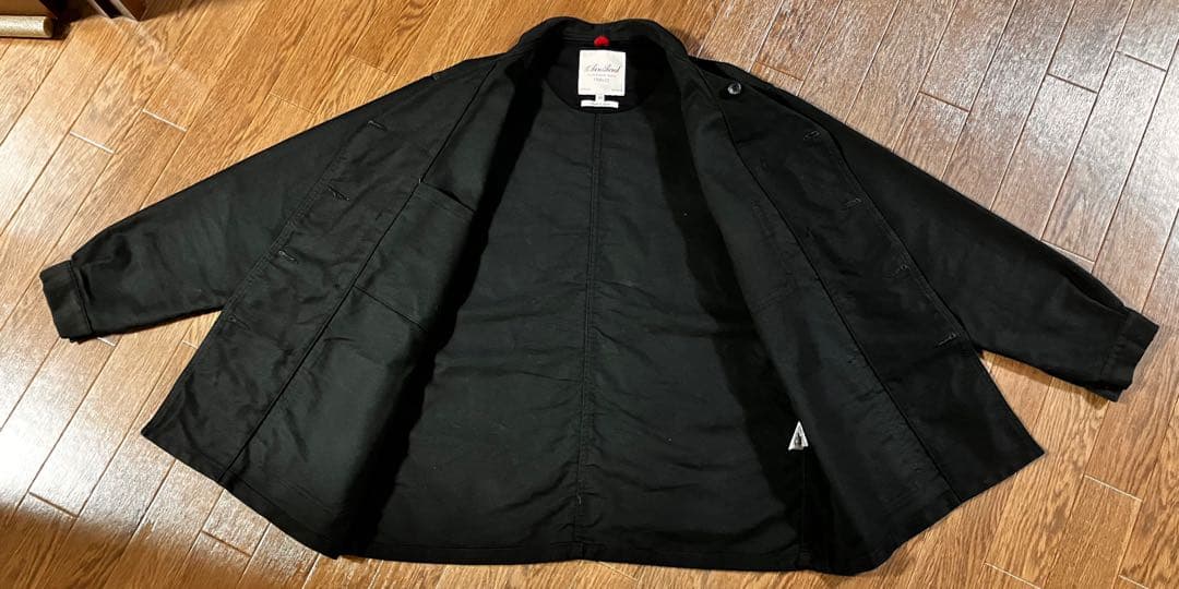 ル サン パレイユ ブラックモールスキン ダブルカバーオール 40(M)