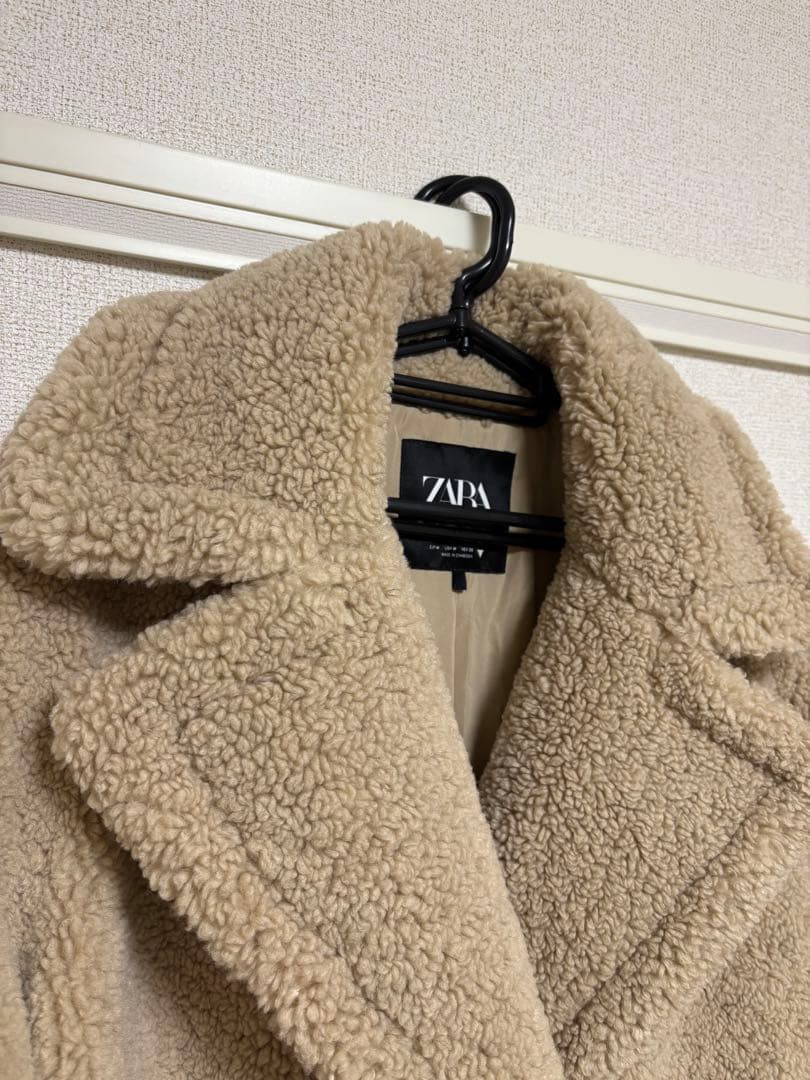 ZARA エクストラロングボアコートMサイズ