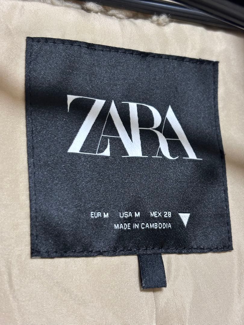 ZARA エクストラロングボアコートMサイズ