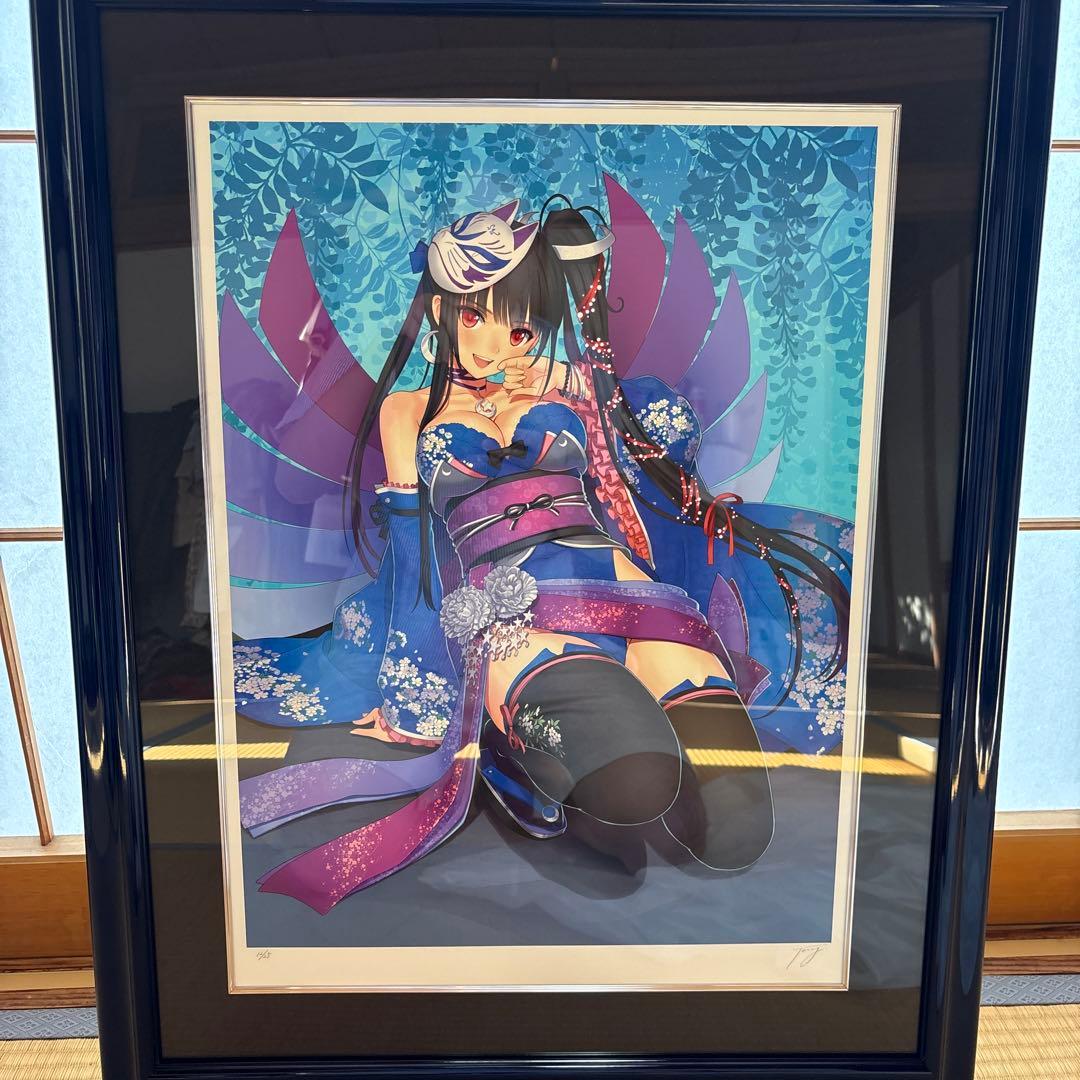 tony 版画　アールビバン　サイン　戦国大戦　五郎八姫　25枚限定生産品