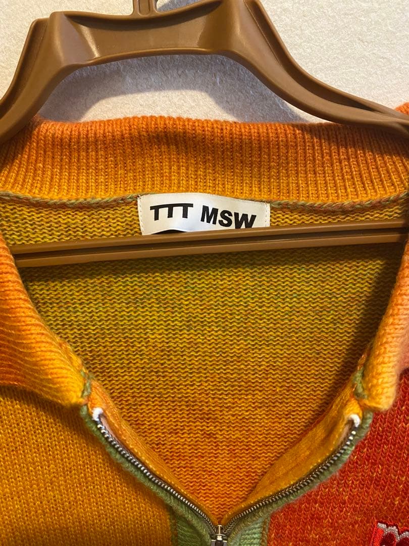 TTT MSW Kasuri Knit polo ニットポロ