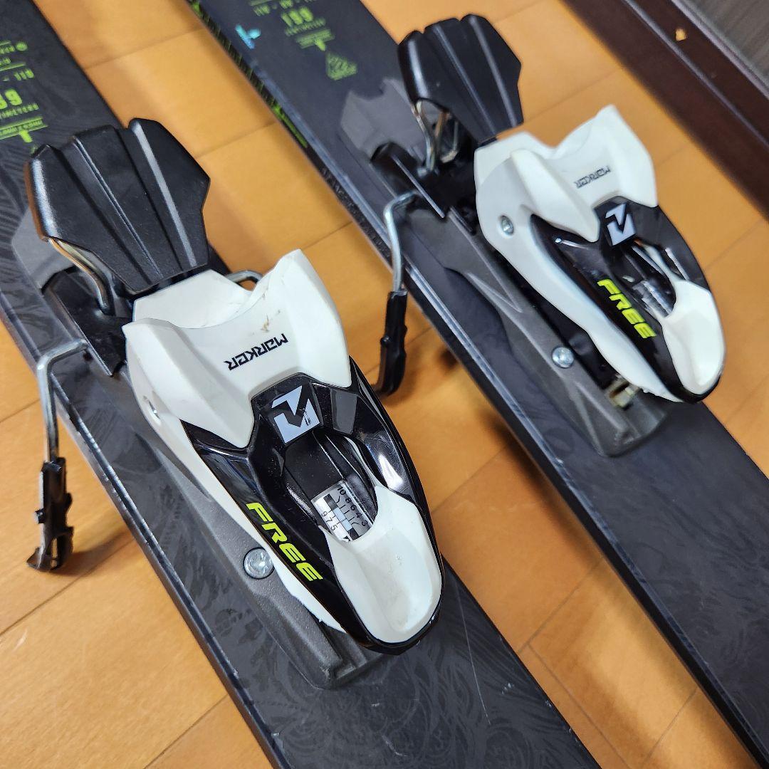 【良品】K2 SIGHT スキー 159cm ツインチップ 太板