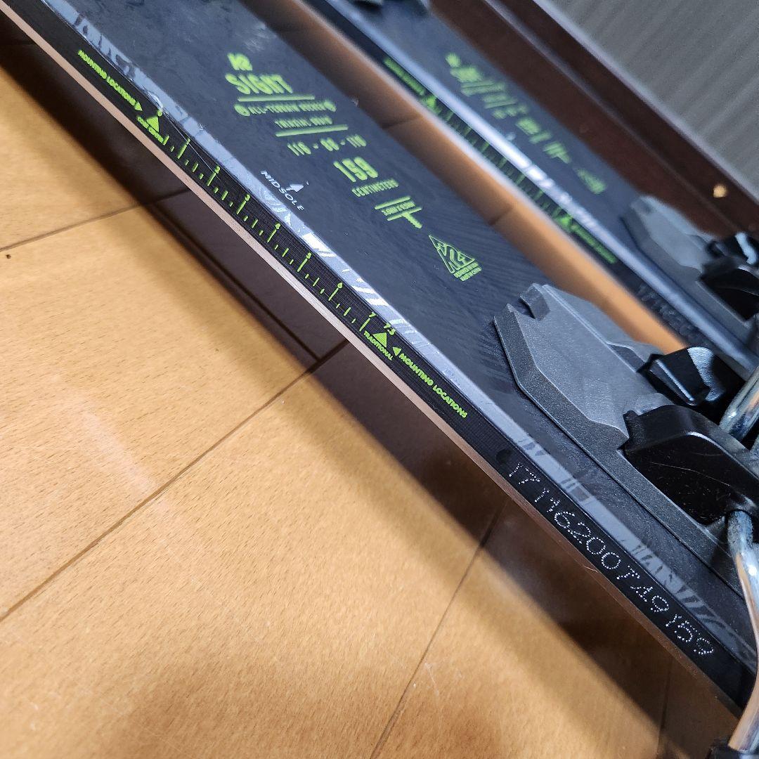 【良品】K2 SIGHT スキー 159cm ツインチップ 太板