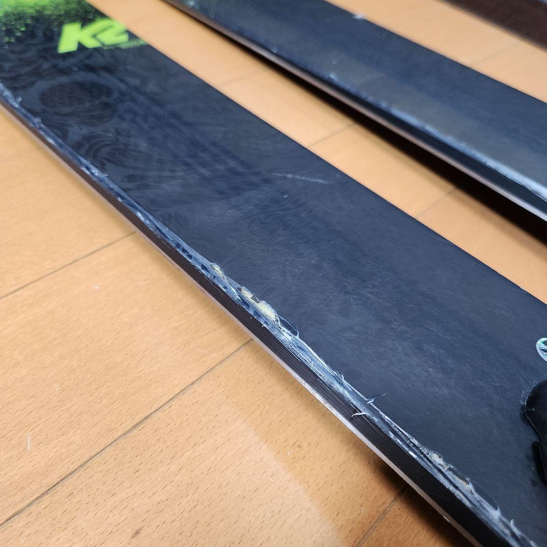 【良品】K2 SIGHT スキー 159cm ツインチップ 太板