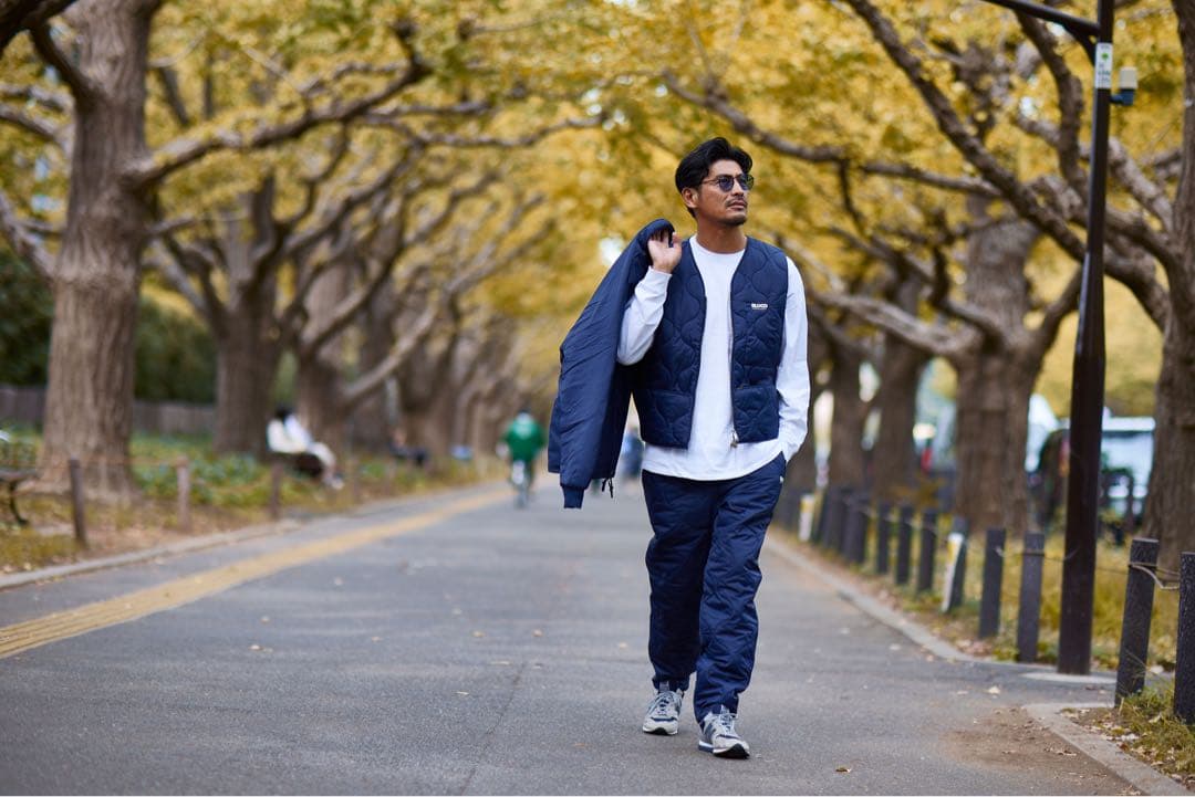 ライジングサンコーヒー キルティングパンツ Lサイズ スタンダードカリフォルニア