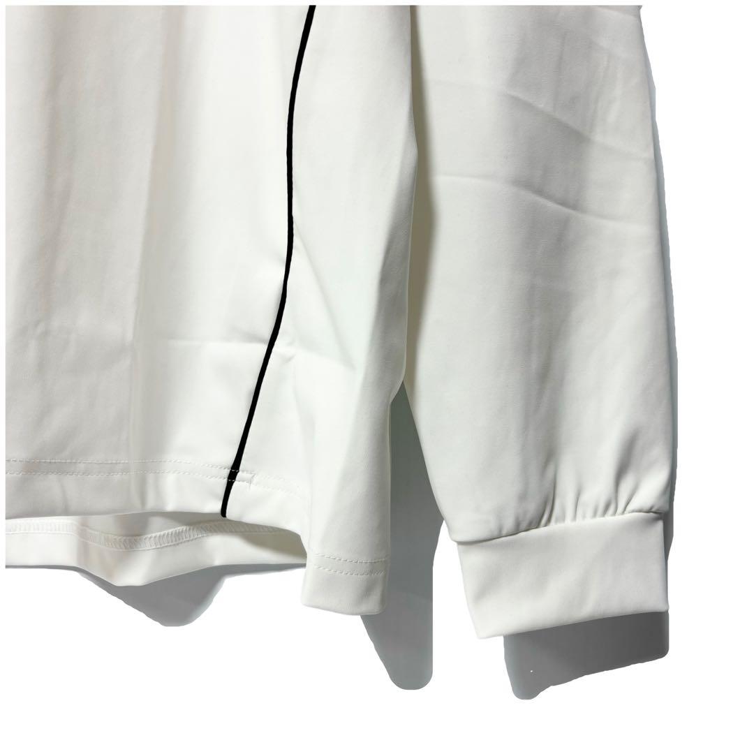 ラッセルノ ゴルフ ビッグルチャ グラフィック L/S モックネック ホワイト7