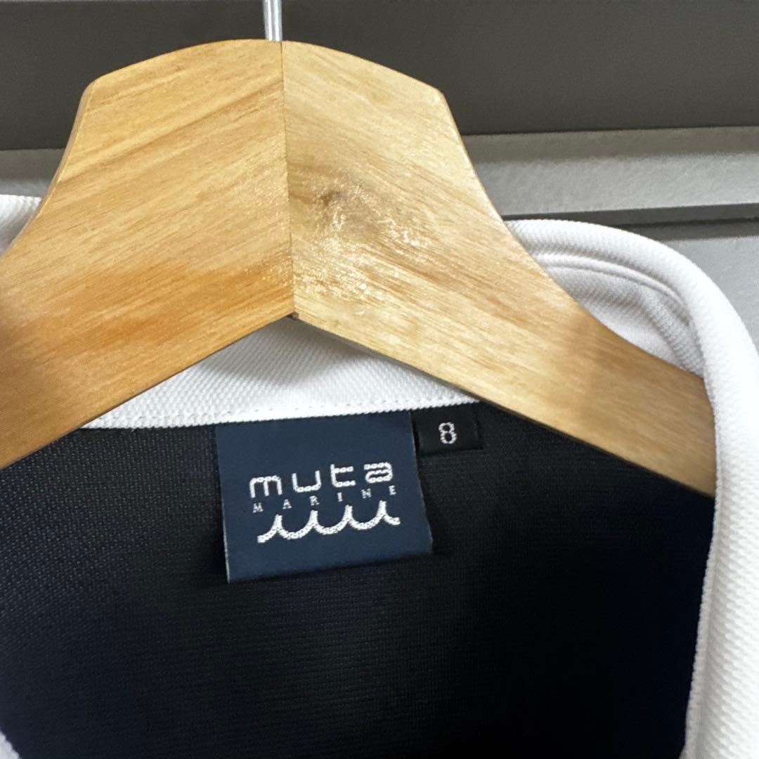 完売品 ムータマリンゴルフ ヘムリブ ポロシャツ (バイカラー)