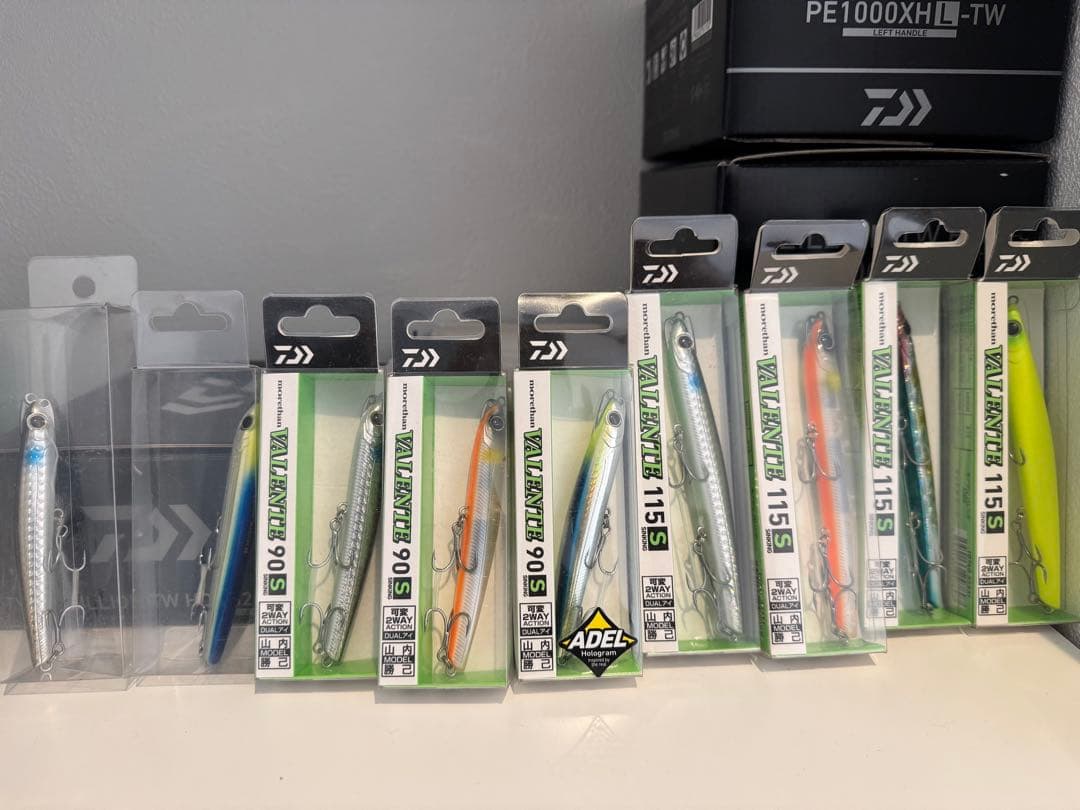 バレンテ 115S&90S 合計9本