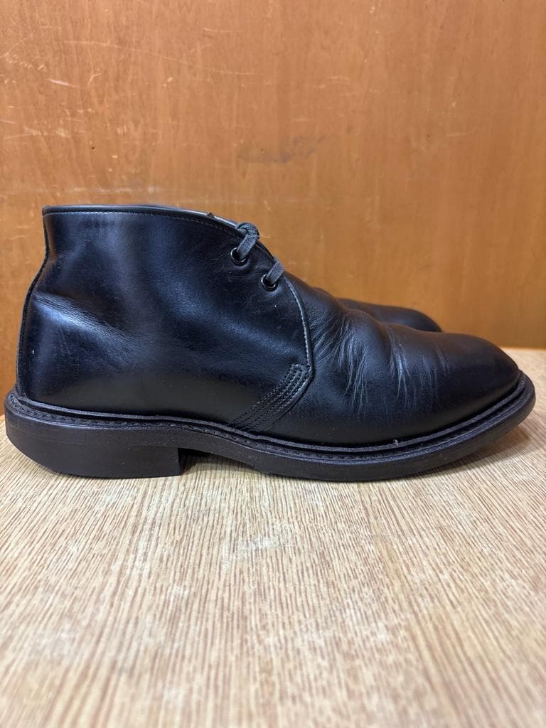 希少RED WING 9097 キャバリーチャッカ ブラックフェザーストーン7D