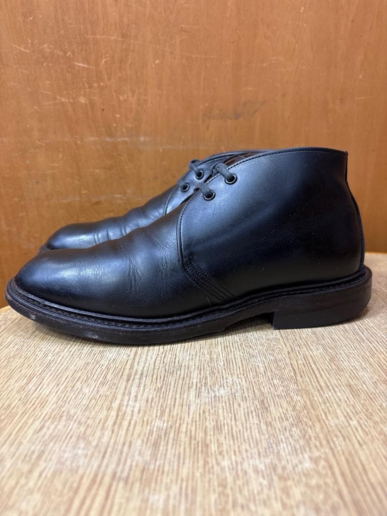 希少RED WING 9097 キャバリーチャッカ ブラックフェザーストーン7D