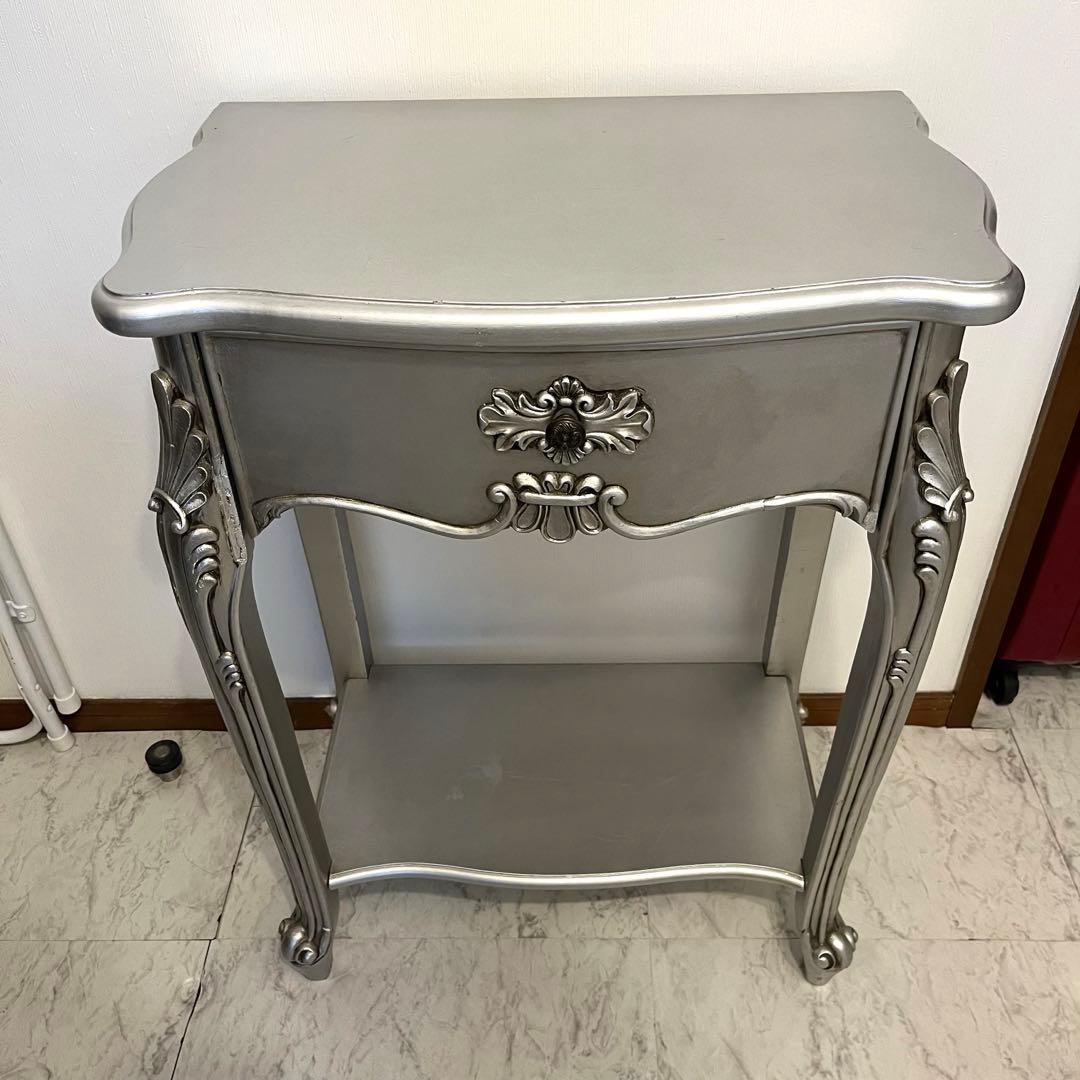 フランスアンティークサイドテーブル　フランスアンティーク家具　フレンチ家具