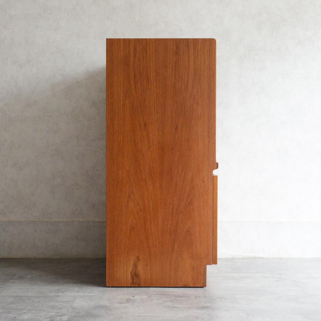 Nathan ヴィンテージ チーク オーディオラック レコードキャビネット