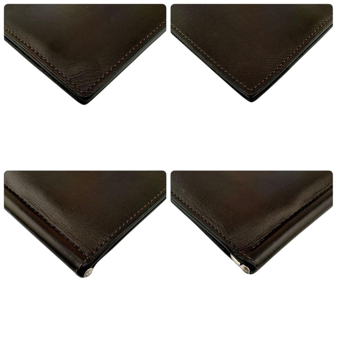 美品◆エルメス ポーカーGM 札入れ 二つ折り財布 マネークリップ 札入れ