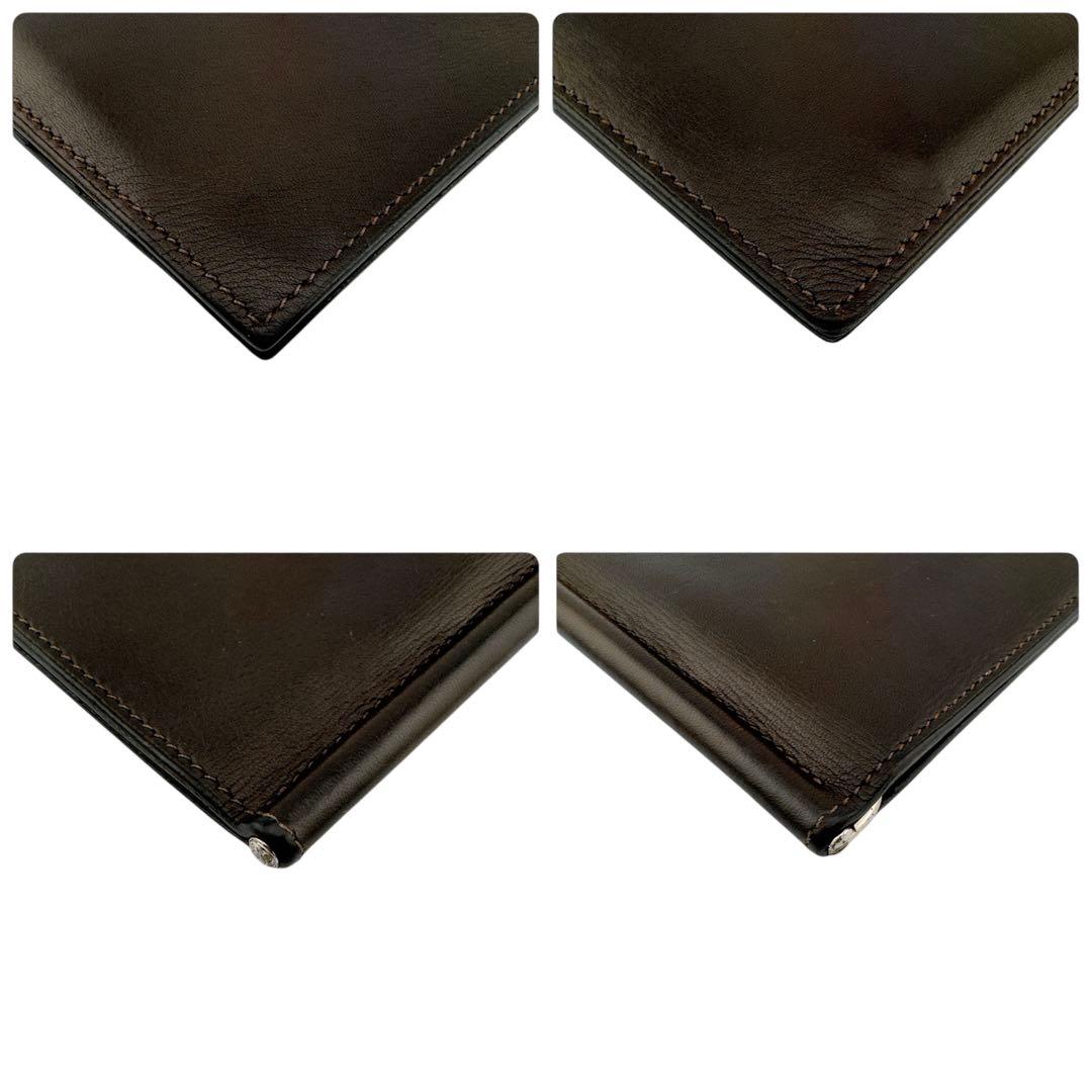 美品◆エルメス ポーカーGM 札入れ 二つ折り財布 マネークリップ 札入れ