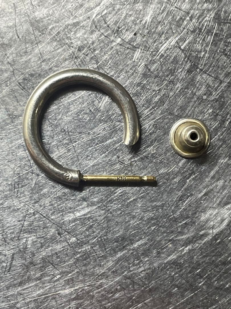 career ring プラシーボ　301 シルバー925 / 18Kポスト