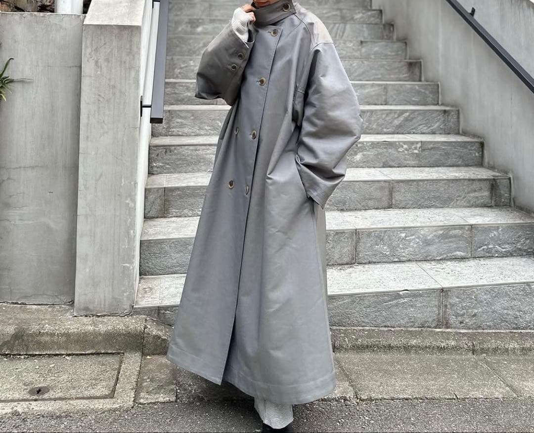 ETRÉ TOKYO スタンドカラーロングコート