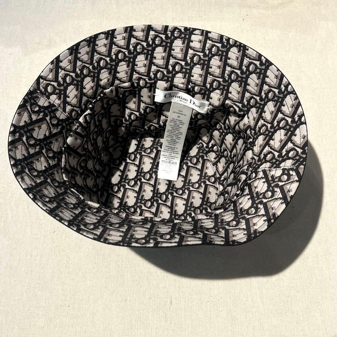 Christian Dior ブラック バケットハット S