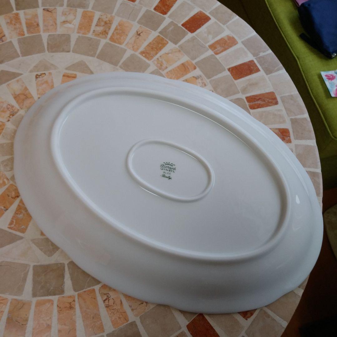 リチャードジノリ・ボンジョルノブルーロゴ・オーパルブラター