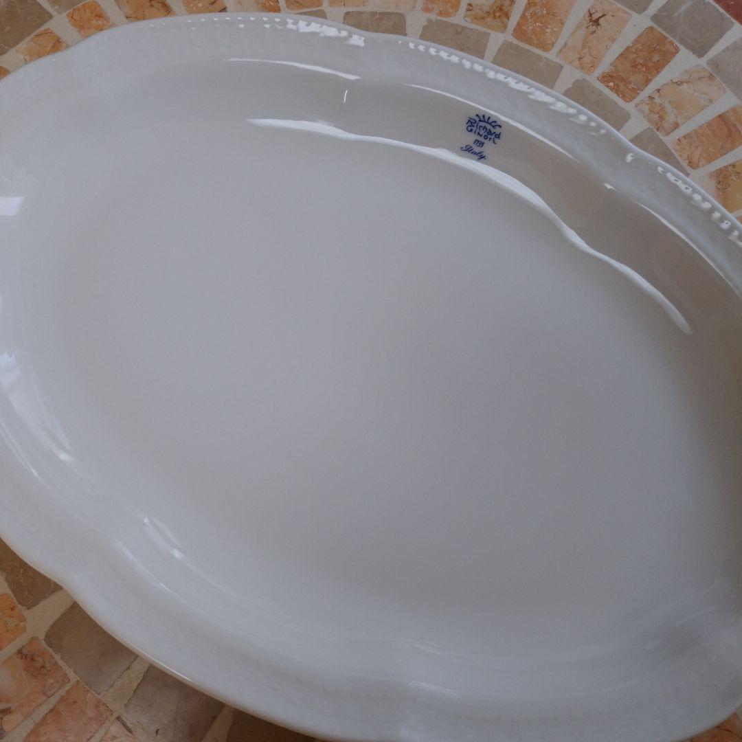 リチャードジノリ・ボンジョルノブルーロゴ・オーパルブラター